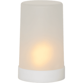 LED Blockljus Flame Vit från Star Trading - 