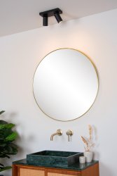 Yes 24cm Svart badrumslampa från Lucide - Unika produktfunktioner:Med dim-to-warm&nbsp;ljusk&auml;llaDim-to-warm, justerar ljusf&auml;rgen till en varmare f&auml;rgtemperatur (2200K-3000K)Lampan &auml;r vridbar och lutbarEnkel att ansluta till en dimmer (exkl.