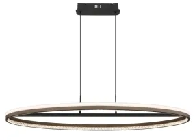 Della 100cm Grå taklampa från Globo Lighting - Perfekt f&ouml;r vardagsrum och matsalar, d&auml;r den skapar en inbjudande atmosf&auml;r och en modern touch.