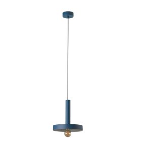Whizz Ø25 Blå taklampa från Faro Barcelona - Whizz är en stilren pendellampa formgiven av Christoph Friedrich Wagner, med en modern färgkombination i vitt och blått.