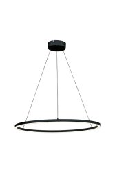 Oda Ø76 Svart från Aneta Lighting - Det ned&aring;triktade ljuset &auml;r perfekt n&auml;r du vill belysa bordsytan.