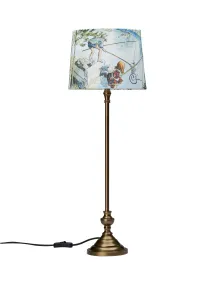Andrea 70cm Beige bordslampa från PR Home - Andrea bordslampa skapar tillsammans med lampsk&auml;rmen Kr&auml;ftf&aring;ngst en elegant look och blir till blickf&aring;nget i rummet.