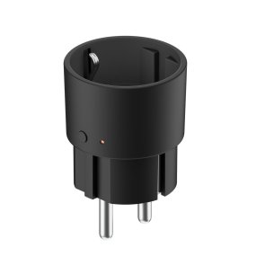 Smart plug On/Off, 16A, Mesh, Bluetooth Svart från Plejd - Kan &auml;ven styras genom integration mot tredjepartstj&auml;nster som Google Home, f&ouml;r detta kr&auml;vs en Plejd Gateway.