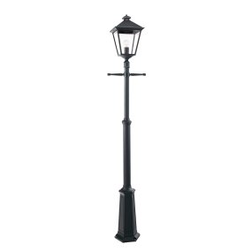 London 280cm Svart stolpe från Norlys - London lyktstolpe &auml;r tillverkad av robust aluminium och pulverlackerad i en stilren svart f&auml;rg.