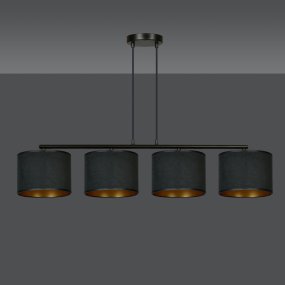 Hilde 100cm Svart från Emibig Lighting - Den enkla konstruktionen och den eleganta färgskalan gör Hilde till ett mångsidigt val som smälter in i många olika rum och stilar.