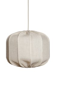 Dester skärm exkl. upphäng Ø38 Natur taklampa från Alde & Lind - Linnetyget ger lampsk&auml;rmen Dester ett sofistikerat och elegant uttryck.