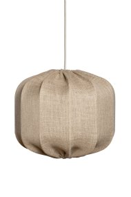 Dester skärm exkl. upphäng Ø38 Beige taklampa från Alde & Lind - Linnetyget ger lampsk&auml;rmen Dester ett sofistikerat och elegant uttryck.