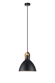 Eagle Ø22 Svart från Markslöjd - Med en sk&auml;rmdiameter p&aring; 22 cm och en svart textilsladd, &auml;r denna lampa ett perfekt tillskott till moderna interi&ouml;rer.