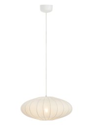 Solia Ø50 Vit från Markslöjd - Solia &auml;r en elegant pendel med en mjuk, oval form och ett luftigt skandinaviskt uttryck.