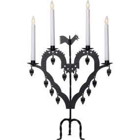 Tupp Svart från Star Trading - Levereras med 1,5m sladd, str&ouml;mbrytare och stickkontakt.