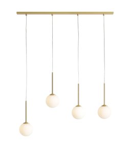Bosso 100cm Mässing taklampa från Artera - Kombinationen av minimalistisk form och sofistikerad belysning g&ouml;r denna lampa till ett utm&auml;rkt val f&ouml;r moderna interi&ouml;rer som efterstr&auml;var elegans och funktionalitet.