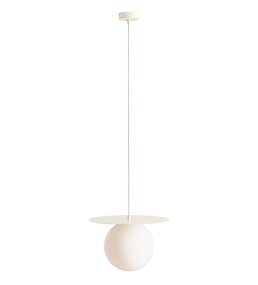 Loop Ø40 Krämvit taklampa från Artera - Den runda kupan i opalglas har en diameter p&aring; 25cm och skapar en fin ljusspridning i rummet.