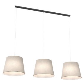 Epoca 116cm Beige taklampa från Emibig Lighting - Med sin klassiska design och en modern touch passar Epoca lika bra i traditionella som i samtida inredningar, och tillf&ouml;r rummet en diskret men charmig karakt&auml;r.
