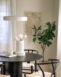 ETA Ø45 Vit från Aneta Lighting - Eta taklampa i vitlackerad metall.