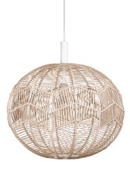 Missy Ø45 Natur från Globen Lighting - Dekorativ takpendel med ett marockanskinspirerat m&ouml;nster som skapar dekorativa skuggspel i rummet.