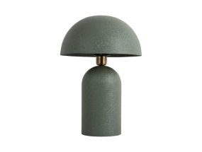 Boaz 43cm Grön från Leitmotiv - Boaz bordslampa i metall har en modern och stilren design med en trendig, svampformad silhuett.