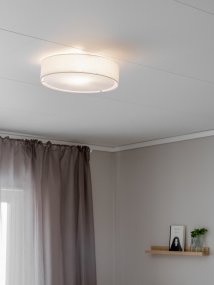 Sam Ø45 Vit plafond från PR Home - Sam &auml;r en plafond som &auml;r snygg med sin diskreta design.