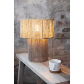 Soga 38cm Natur bordslampa från Markslöjd - Passar fint i vardagsrummet, hallen eller i sovrummet och tillf&ouml;r en varm och rustik k&auml;nsla.
