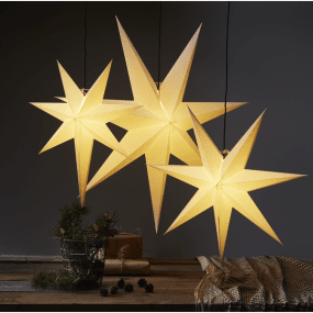 Frozen Ø100 Vit från Star Trading - Vit pappersstj&auml;rna med en diameter p&aring; 100cm.