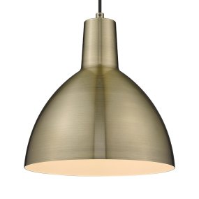 Metropole Ø25 Antikmässing taklampa från Halo Design - Metropole serien &auml;r en komplett och funktionell familj av lampor med en utm&auml;rkande och industriell stil.