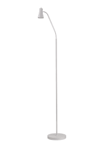 Boden Vit från Aneta Lighting - Boden golvlampa har en stilren och funktionell design som g&ouml;r den perfekt som l&auml;slampa bredvid soffan eller favoritf&aring;t&ouml;ljen.