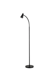 Boden Svart från Aneta Lighting - Boden golvlampa har en stilren och funktionell design som g&ouml;r den perfekt som l&auml;slampa bredvid soffan eller favoritf&aring;t&ouml;ljen.