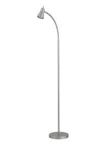 Boden Silver från Aneta Lighting - Boden golvlampa har en stilren och funktionell design som g&ouml;r den perfekt som l&auml;slampa bredvid soffan eller favoritf&aring;t&ouml;ljen.