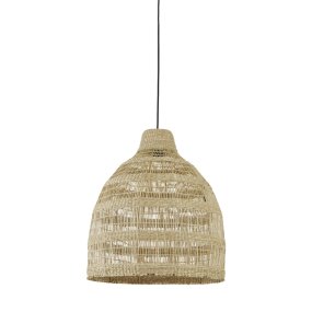 Sagar Ø50 Natur taklampa från Light & Living - Sagar &auml;r en handfl&auml;tad takpendel i naturligt sj&ouml;gr&auml;s, vilket ger ett jordn&auml;ra och luftigt uttryck.