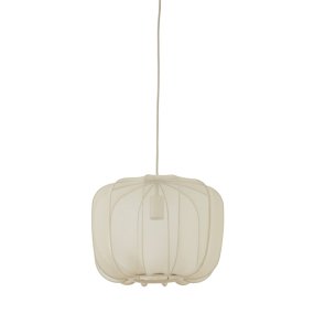 Plumeria Ø40 Sand taklampa från Light & Living - Den dekorativa sk&auml;rmen med meshtyg skapar en vacker ljusspridning i rummet n&auml;r lampan &auml;r t&auml;nd.