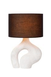 Forma 54cm Vit bordslampa från Lucide - Fria former f&aring;ngar alltid fantasin, och d&auml;rf&ouml;r &auml;r Forma ett utm&auml;rkt val f&ouml;r den som &auml;lskar att skapa och dr&ouml;mma.
