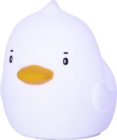 Duck Vit barnlampa från Star Trading - Lampan har touchfunktion och med en l&auml;tt klapp kan du t&auml;nda, sl&auml;cka eller v&auml;xla mellan olika fina f&auml;rger.