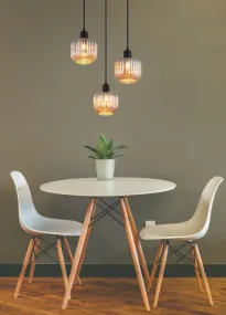 Tom Ø42 Rökfärgad från Globo Lighting - Den mattsvarta metallen ger ett modernt uttryck och passar perfekt in i olika inredningsstilar.