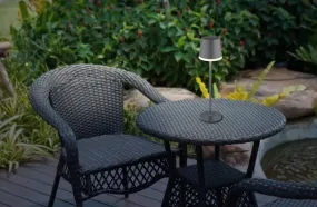 Bordslampa LED Antracit solcellslampa från Globo Lighting - Den diskreta designen sm&auml;lter in i alla milj&ouml;er och med IP44-klassning &auml;r den t&aring;lig mot v&auml;der och vind.