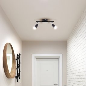 Prato 2 Mattsvart spotlight från Brilliant - Perfekt f&ouml;r att rikta ljuset dit du vill och skapa optimal belysning i ditt hem.