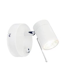 Correct Vit läslampa från By Rydéns - Correct v&auml;gglampa &auml;r en stilren och minimalistisk v&auml;gglampa med riktbart huvud d&auml;r du enkelt skr&auml;ddarsyr ditt ljus.