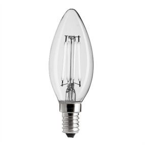 LED E14 kronljus 4W 2700K Transparent från Unison - 