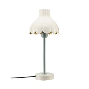 Wera 47cm Offwhite bordslampa från PR Home - Med sina mjuka former och pastellf&auml;rger blir Wera en vacker inredningsdetalj i ditt hem.