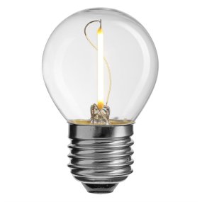 LED E27 klot 1W 2700K Transparent från Unison - 