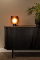 Eloise 27cm Svart bordslampa från Lucide - Lita på att Eloise tillför en touch av dramatik till ditt vardagsrum eller sovrum som bordslampa.