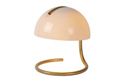 Cato 25cm Vit bordslampa från Lucide - Cato &auml;r en charmig bordslampa med en touch av retrodesign.