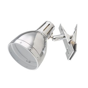 Klämma Krom klämlampa från Oriva - Lampan Kl&auml;mma i metall med kromfinish &auml;r en flexibel belysningsl&ouml;sning.