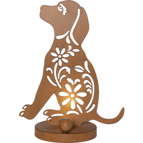 Oxidog Rost solcellslampa från Star Trading - Oxidog &auml;r en dekorativ solcellsbelysning i metall med rostfinish som ger ett varmt och rustikt uttryck.