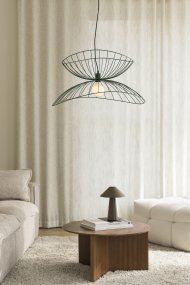 Ray Ø70 Grön taklampa från Globen Lighting - Ray &auml;r en pendel i metall med en organisk, mjukt b&ouml;ljande form.
