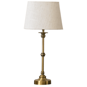 Axel Mini 50cm Antikmässing bordslampa från Lampan - Lampfoten &auml;r tillverkad i metall med en vacker finish i antikm&auml;ssing som ger lampan en varm och tidl&ouml;s karakt&auml;r.