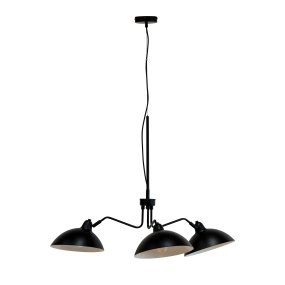 Futura Ø95 Mattsvart taklampa från Dyberg Larsen - Futura takkrona &auml;r ett sofistikerat val som tillf&ouml;r stil och lyx till ditt hem, en del av den popul&auml;ra Futura-serien fr&aring;n Dyberg Larsen.