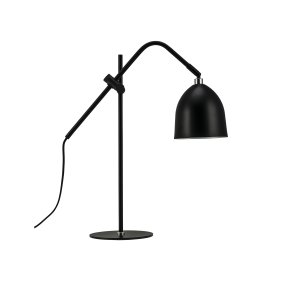 Easton 56cm Svart skrivbordslampa från Dyberg Larsen - Lamporna &auml;r tillverkade i svart metall med kromdetaljer och har en sladdl&auml;ngd p&aring; 1,6 meter.