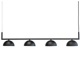 Stockholm 100cm Svart från Dyberg Larsen - Den minimalistiska designen g&ouml;r att lampan sm&auml;lter in i b&aring;de moderna och klassiska inredningsstilar och skapar en sofistikerad atmosf&auml;r i rummet.