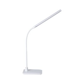 Laroa 48cm Vit från Eglo - Laroa &auml;r en smidig och funktionell skrivbordslampa i stilren design.