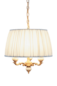Toulouse Ø45 Guld taklampa från Aneta Lighting - Toulouse takpendel har ett klassiskt och elegant uttryck med dekorativa detaljer och mjuka former.
