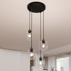 Istar Premium Ø40 Transparent taklampa från Emibig Lighting - Istar &auml;r en m&aring;ngsidig och tidl&ouml;s kollektion av taklampor.